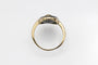 50 Bague vintage en or jaune, onyx et diamant 58 Facettes 13453A