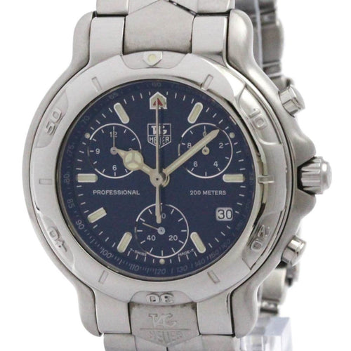 Tag Heuer Professional 6000 - Montre quartz en acier inoxydable 58 Facettes y3pyjnbycw