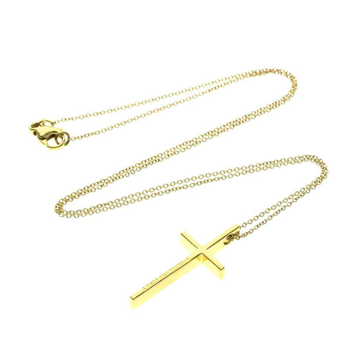 Tiffany & Co. - Pendentif croix en or jaune 18K 58 Facettes aieinhf4ov