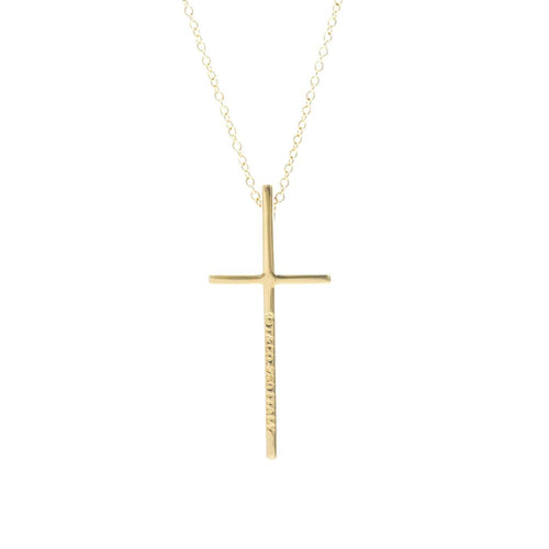 Tiffany & Co. - Pendentif croix en or jaune 18K 58 Facettes aieinhf4ov