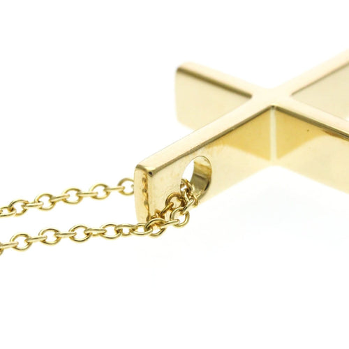 Tiffany & Co. - Pendentif croix en or jaune 18K 58 Facettes aieinhf4ov