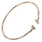 Tiffany & Co. T Wire - Bracelet en or rose et diamants 58 Facettes t03yrdptbq
