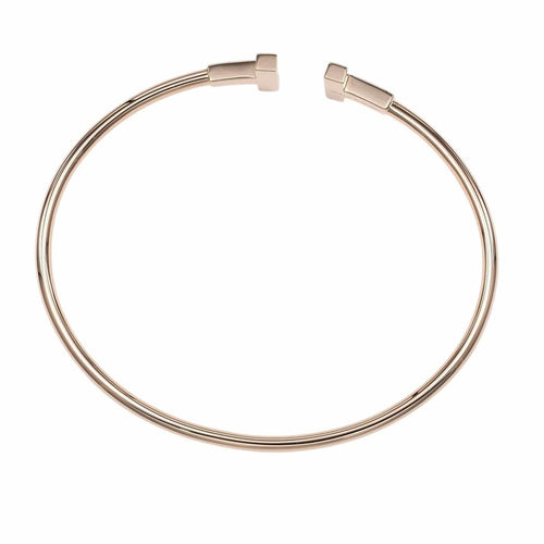 Tiffany & Co. T Wire - Bracelet en or rose et diamants 58 Facettes t03yrdptbq