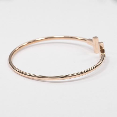 Tiffany & Co. T Wire - Bracelet en or rose et diamants 58 Facettes t03yrdptbq