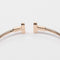 Tiffany & Co. T Wire - Bracelet en or rose et diamants 58 Facettes t03yrdptbq