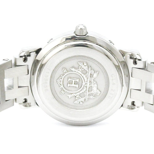 Montre Hermès Clipper - Montre quartz en acier inoxydable 58 Facettes ixwxrfq1v2