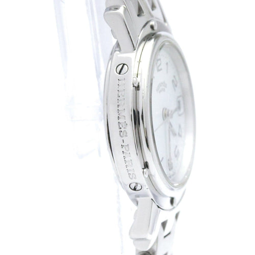 Montre Hermès Clipper - Montre quartz en acier inoxydable 58 Facettes ixwxrfq1v2