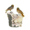 Montre Gübelin Couple de Moineaux Sculpture Agate Calcite 58 Facettes P199