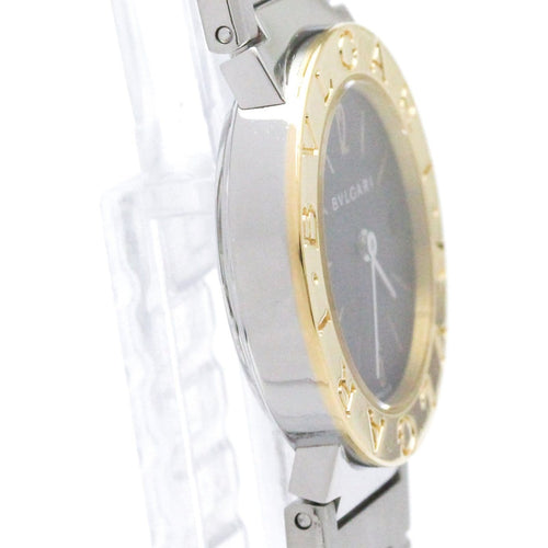 Bvlgari Bvlgari - Montre quartz en acier et or jaune 58 Facettes sq51ojefmb