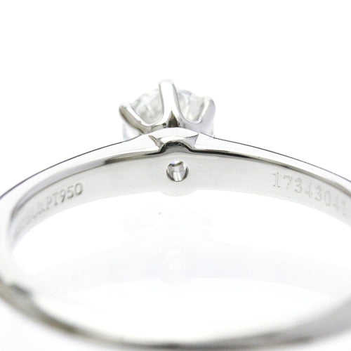 49 Tiffany & Co. Tiffany Setting - Bague solitaire en platine et diamant 58 Facettes qjcdixbf48