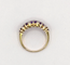Bague 54 Bague bandeau en or jaune, améthystes et diamants 58 Facettes 239