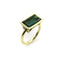 Bague 54 Signature - Bague en or 18K et tourmaline indicolite 58 Facettes 11200