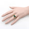 Bague 54 Signature - Bague en or 18K et tourmaline indicolite 58 Facettes 11200