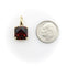 Pendentif Signature - Pendentif grenat de Tanzanie en or 14K 58 Facettes 11201