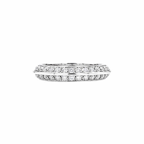 Bague 52 Boucheron Éternelle Grâce - Bague en or blanc et diamants 58 Facettes 35916