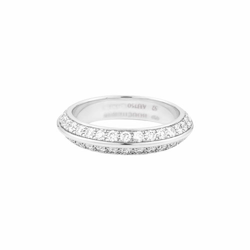 Bague 52 Boucheron Éternelle Grâce - Bague en or blanc et diamants 58 Facettes 35916