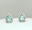 Boucles d'oreilles Boucles d'oreilles en or blanc 18k, tourmalines Paraíba et diamants 58 Facettes ORECCHINI PARAIBA