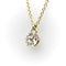 Collier Collier en or 14K avec diamant taille ancienne 0,60 ct 58 Facettes 11203