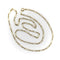 Collier Victorien - Collier chaîne trombone en or 14K 58 Facettes 11204
