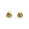 Boucles d'oreilles Boucles d'oreilles cœur bombé en or 14K finition florentine 58 Facettes 11206