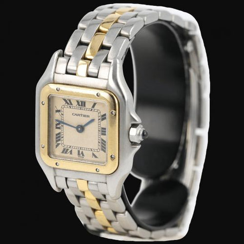Cartier Panthère - Montre femme en or jaune et acier 58 Facettes MT47812