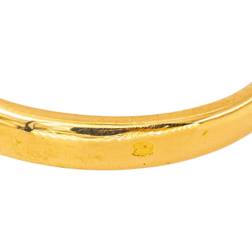 55 Bague solitaire en or jaune et diamant 58 Facettes 3910222CD