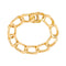 Bracelet maille gourmette en or jaune 58 Facettes 5036054CN