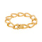 Bracelet maille gourmette en or jaune 58 Facettes 5036054CN