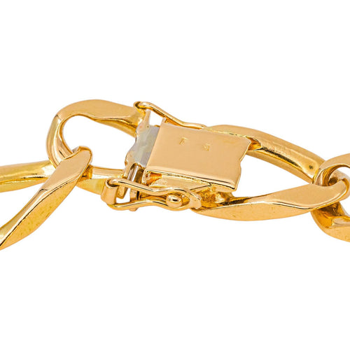 Bracelet maille gourmette en or jaune 58 Facettes 5036054CN