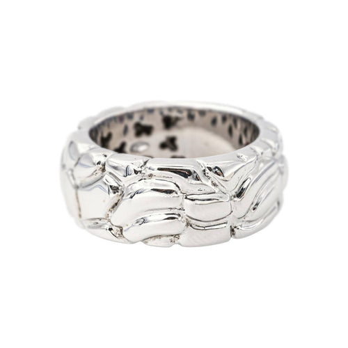 55 Bague en or blanc et rubis synthétique 58 Facettes 5408463CN