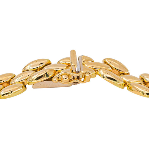 Bracelet maille grain de riz en or jaune 58 Facettes 5433974CN