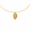 Collier semi-rigide en or jaune et or blanc, rubis et diamants 58 Facettes 5437344CN