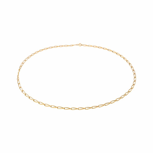 Collier maille cheval en or jaune 58 Facettes 5448426CN