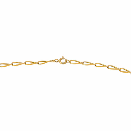 Collier maille cheval en or jaune 58 Facettes 5448426CN