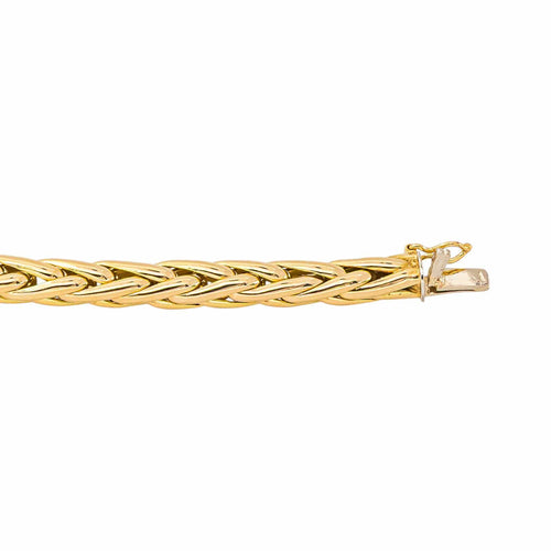 Caplain - Collier maille palmier en or jaune 58 Facettes 5481649CN