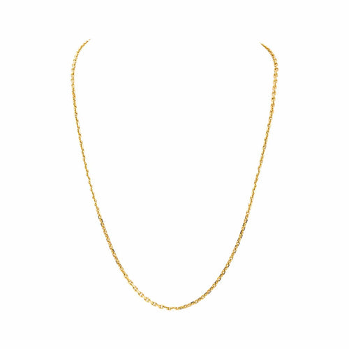 Collier maille forçat en or jaune 58 Facettes 5561623CN