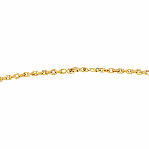 Collier maille forçat en or jaune 58 Facettes 5561623CN