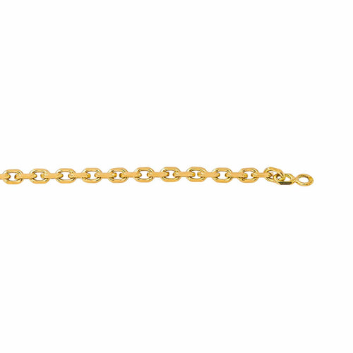 Collier maille forçat en or jaune 58 Facettes 5561623CN