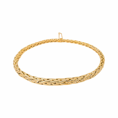 Collier maille Palmier en or jaune 58 Facettes 5624564CN