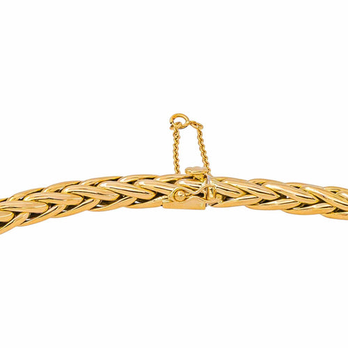 Collier maille Palmier en or jaune 58 Facettes 5624564CN