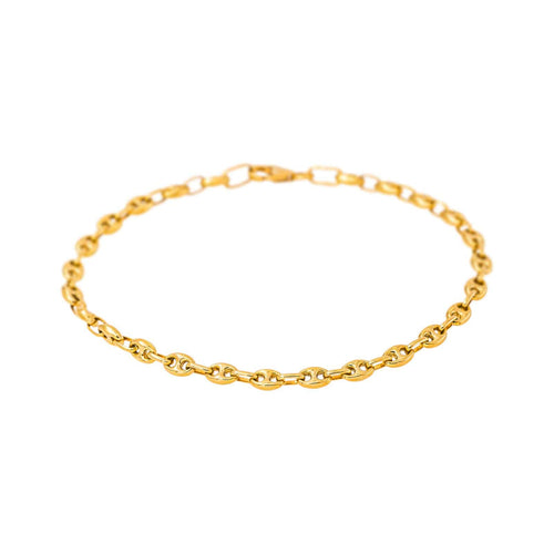 Bracelet maille grain de café en or jaune 58 Facettes 5729124CN