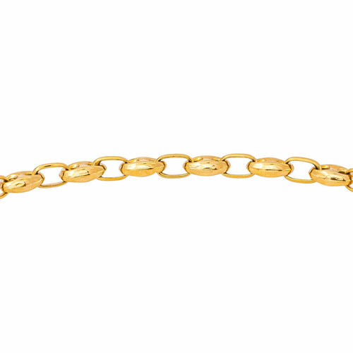 Bracelet maille grain de café en or jaune 58 Facettes 5729124CN