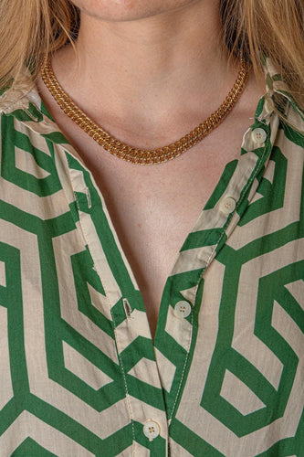 Collier maille américaine en or rose 58 Facettes 5729136CN