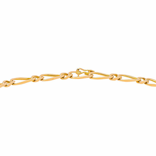 Collier maille alternée en or rose 58 Facettes 5729166CN
