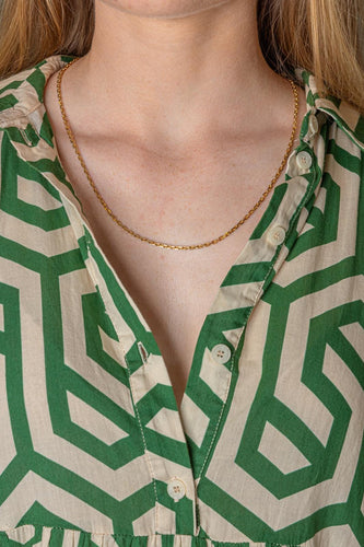 Collier maille forçat en or jaune 58 Facettes 5729193CN