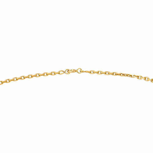 Collier maille forçat en or jaune 58 Facettes 5729193CN