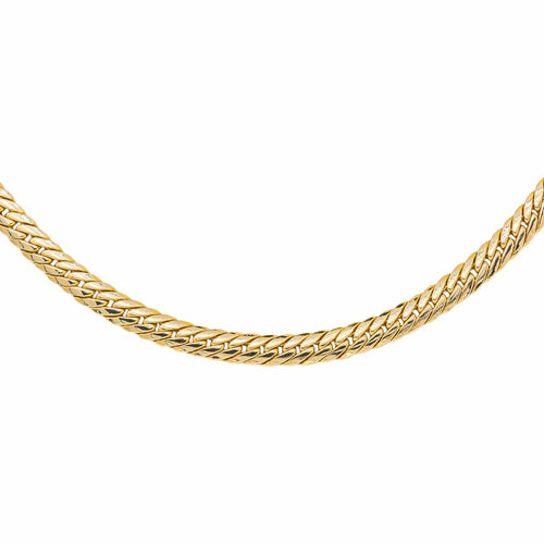 Collier maille anglaise en or jaune 58 Facettes 5729605CN