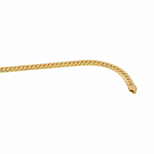 Collier maille anglaise en or jaune 58 Facettes 5729605CN