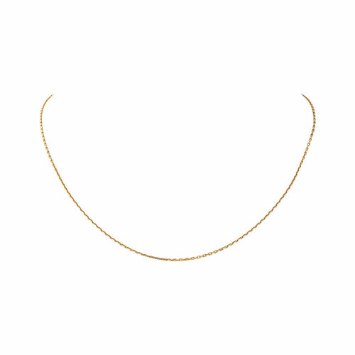 Collier maille forçat en or jaune 58 Facettes 5730171CN