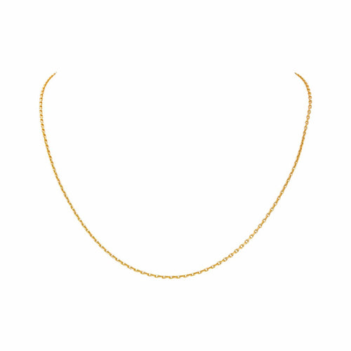 Collier maille forçat en or jaune 58 Facettes 5741894CN